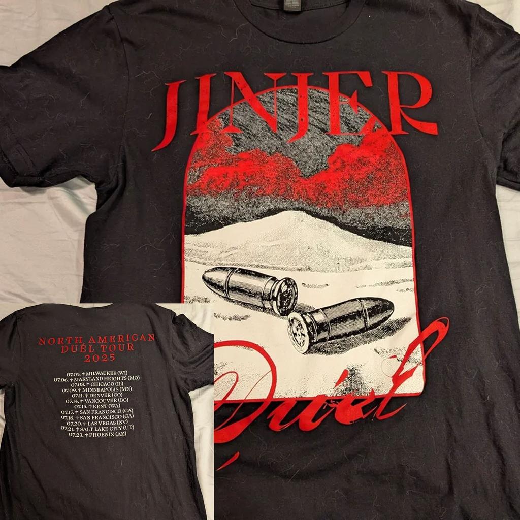 SALE 30% - JINJER North American Duél Tour 2025 Unisex T-Shirt All Size