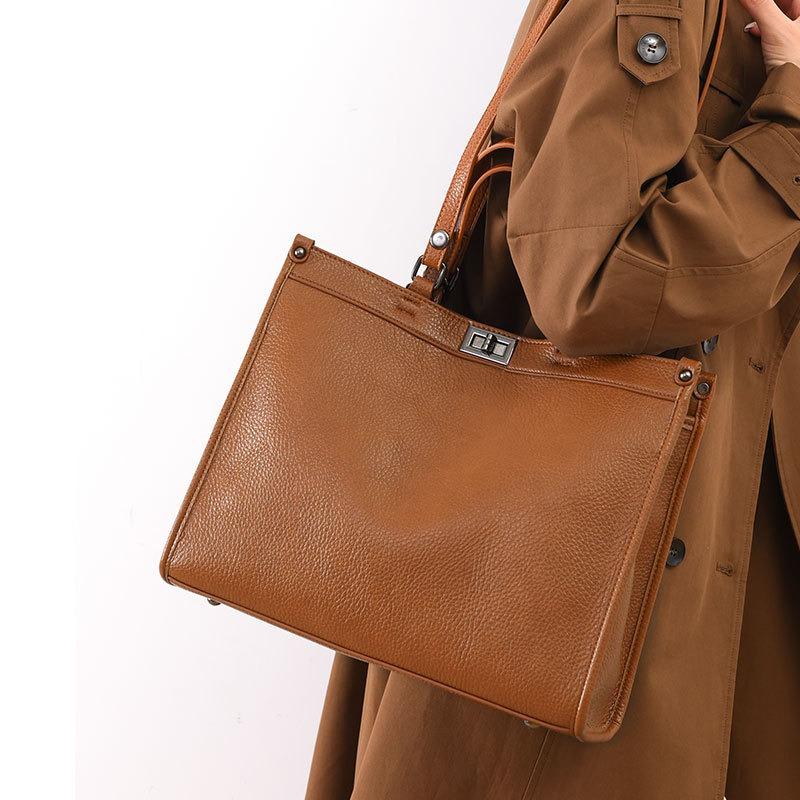 Handbag Women's High-end Fashion Shoulder Bag New Simple Bag Hot-selling Large-capacity Tote Bag