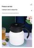 316 Stainless Steel Tea and Water Separation Insulated Pot - Large Capacity Stewed Tea Pot for Home or Office.