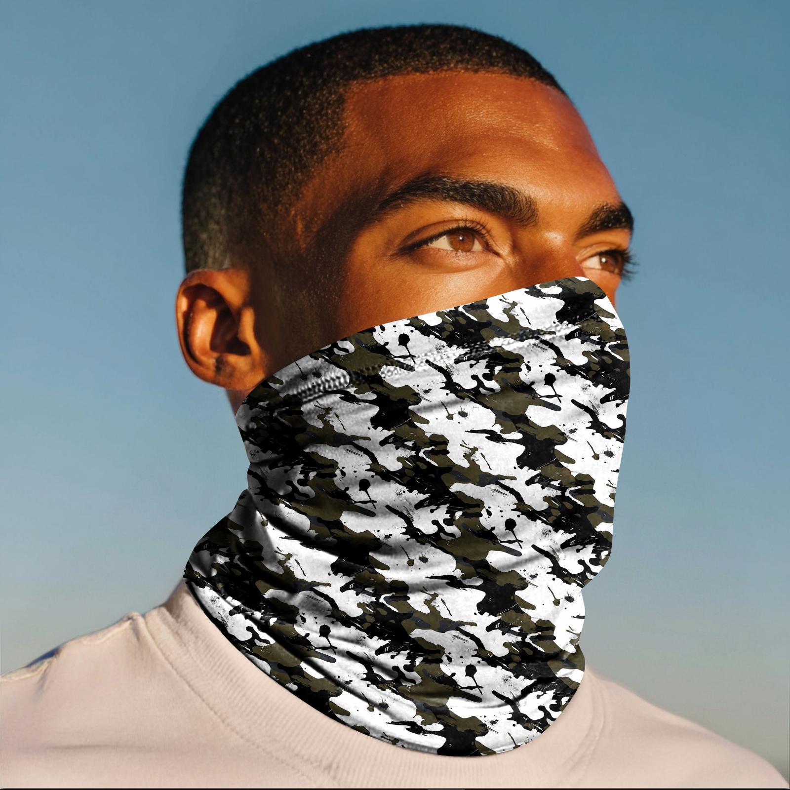 

Уличная маска от солнца для велоспорта, рыбалки, анти-ультрафиолетовая бандана, солнцезащитная повязка на шею One Size белый