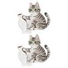 Fridge Magnets,Cute Locker Magnets,Decorative Magnets for Refrigerator Whiteboard Cabinet Kitchen Bronzing Art Gift