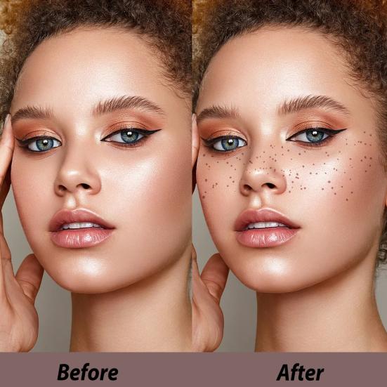 6Pcs/Box Freckles Tattoo Stickers Temporary Decorative Waterproof Face Freckles Tattoo Sticker for Party