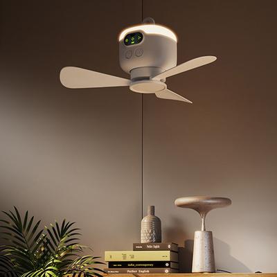 Tragbarer Camping-Deckenventilator 8000mAh/12000mAh USB-wiederaufladbar Fernbedienung Geräuscharm Luftzirkulator Kühler Elektrischer Ventilator