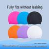 Silicone Swim Cap for Adults & Kids - Solid Color, Waterproof, Customizable Logo
