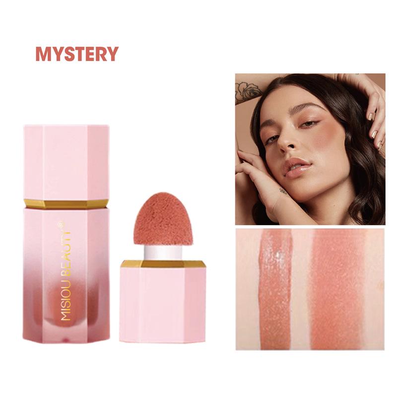 

Dual-Use Lip & Cheek Blush Stick: Sponge Tip, Matte Contour, Liquid Enhancer