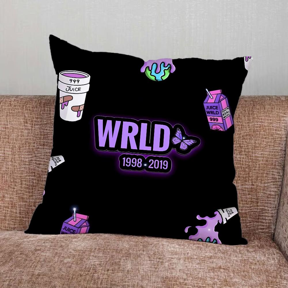 J-Juice Singer W-WRLD Pillow Case For Home Bedroom Car Office Decoration Living Room Sofa Cushion Cover Suitable