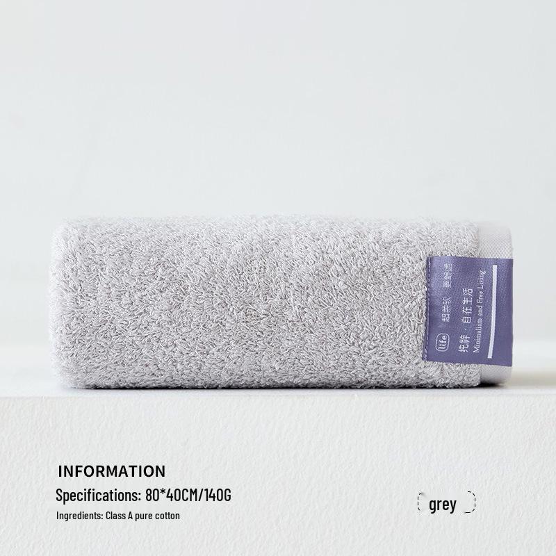 Jieliya Soft & Absorbent All-Cotton Bath & Face Towel Set