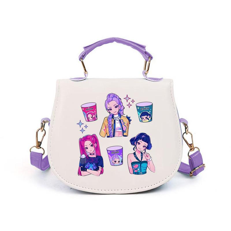 Mädchen Kpop Jäger Derpy Rumi Zoey Mira Bedruckte Schultaschen Kinder Freizeit Schultertaschen Crossbody Bags