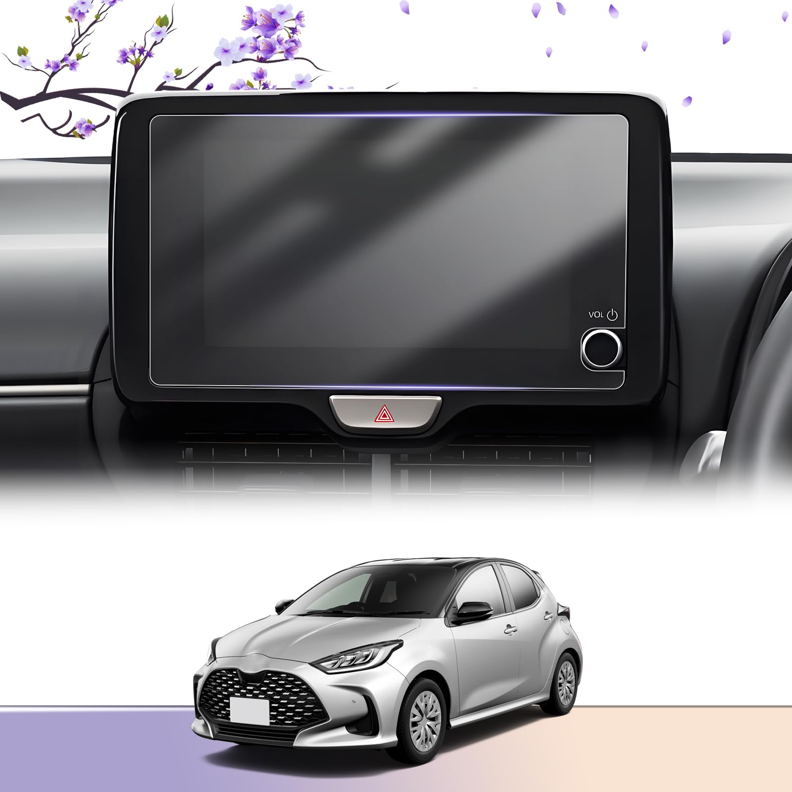 

LUWU Yaris / Yaris Cloth 10 Series/15 Series 8 Inch Navigation Protective Film Set Yaris Cross Yaris 2024.1