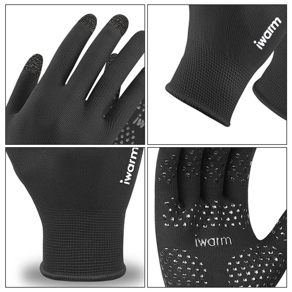 1 Pair Cycling Gloves Anti-Slip Touch Screen Full Finger Gloves Waterproof Breathable Warm Ski Gloves Great For Sports Cycling