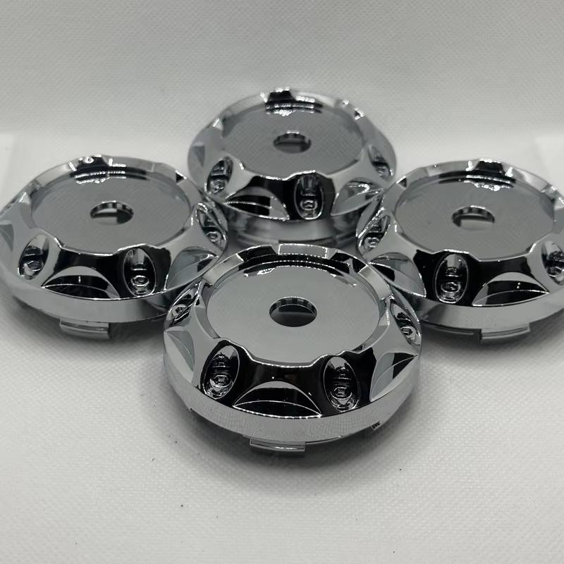 4Pcs/Set 68mm Fit 45mm Logo Car Vehicle Wheel Rim Center Hub Cap Cover No Logo Rim Hubcap Chrome ABS Plastic Car Wheels Parts
