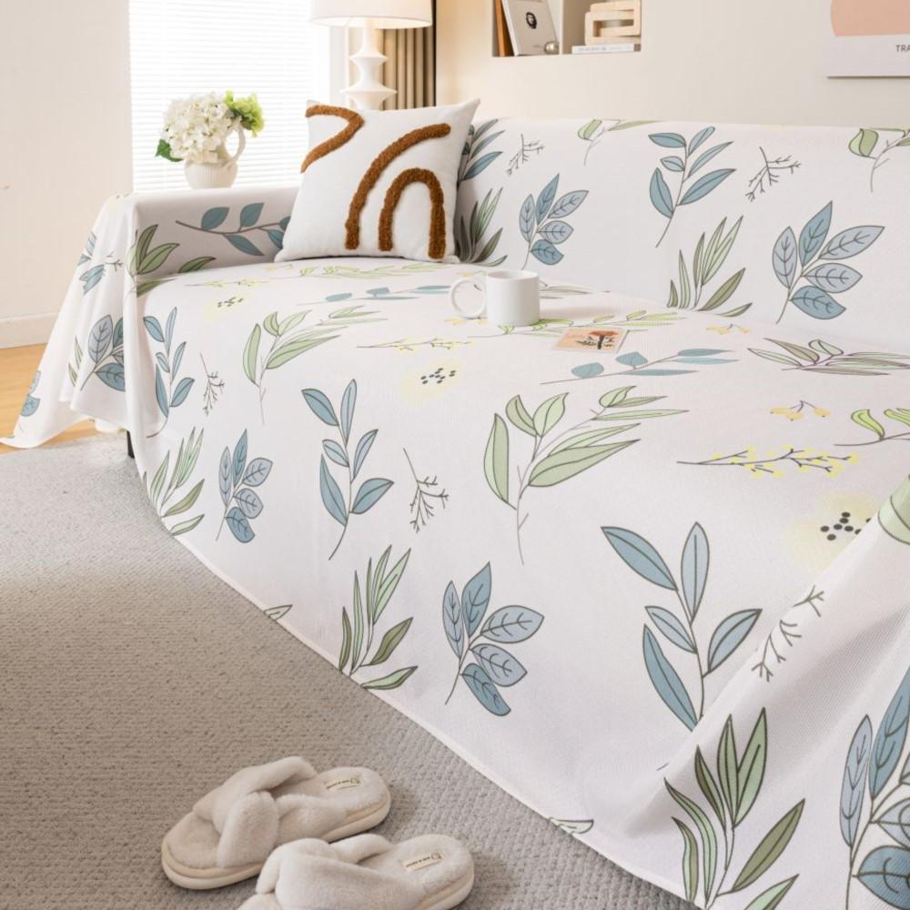 Ice Silk Sofa Cover Throw Blankets Living Room Couple Position  Summer Camping Picnic Flower Blanket Cover Sense of Ice