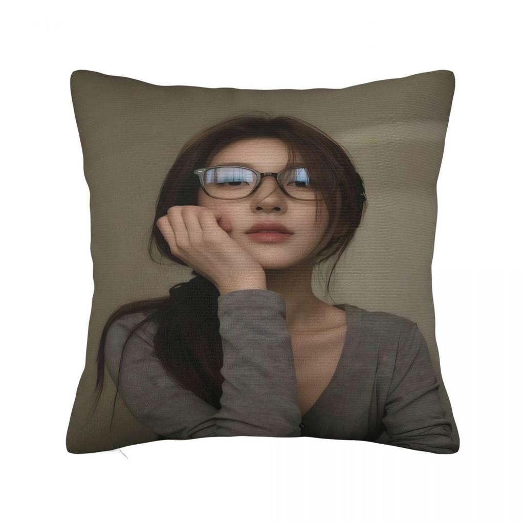 Pillow Cover Zhao Lusi Printed Cushion Cover Rosy Funny Pillow Case For Office Car Home Decorative Pillowcases
