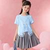 Ensemble Fille Xiaohu Patty Dentelle Fausse Deux Pièces T-shirt & Jupe