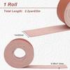 Dark Brown Genuine Leather Strap Strip 1/2 Inch Wide 79 Inch Long Leather Belt Wrap 1.3mm Thick Single Sided Flat Cord for DIY