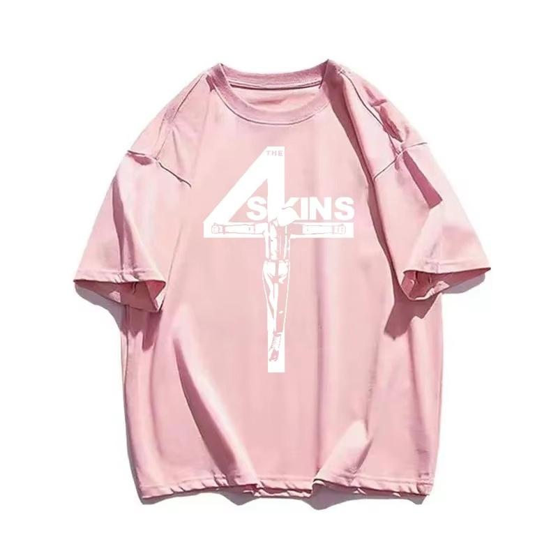 The 4 Skins Oi T Shirt Uk Punk Streetpunk 4Skins Male Tee Shirt Summer Top Man Brand Tee Fashion Streetwear Casual Clothing