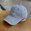 Kleine Karomütze Weiches Top Baseballkappe Frühling und Sommer Damen Paar Outdoor Bergsteigen Gesicht Kleine Kappe Mann