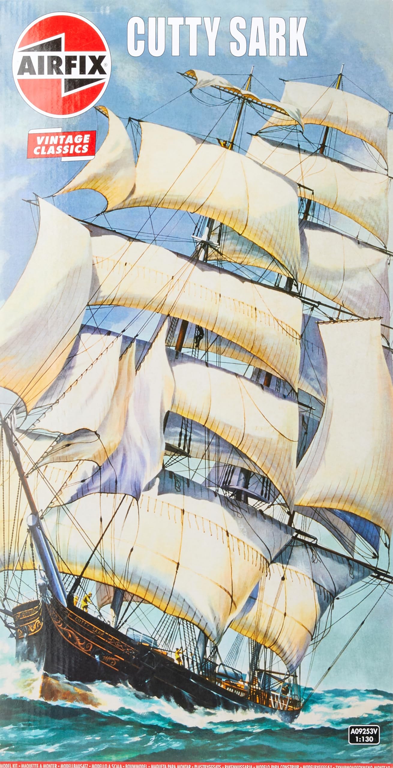 

Airfix 1/130 Scale Vintage Classics British Cutty Sark Plastic Model X-9253V