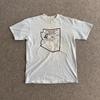 Grand Canyon Vintage 80s Marathon Single Stitch Tee Pastel Blue Hanes Beefy T Tag Small