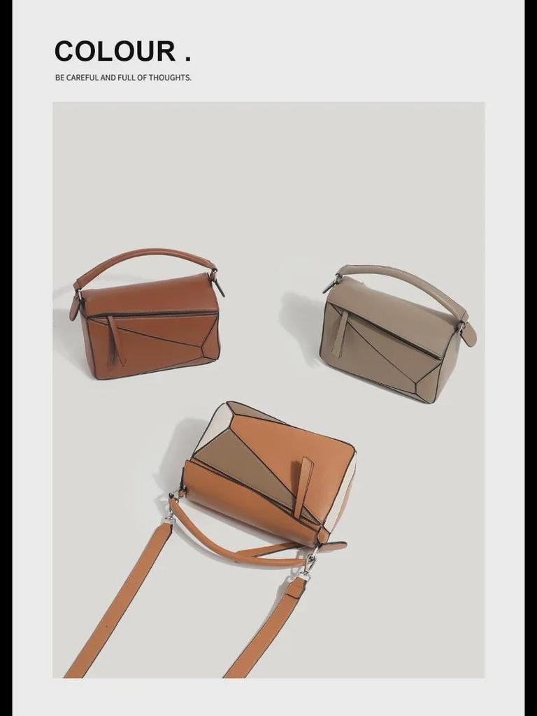 2024 Podzim/Zima Geometrická Prošívaná Crossbody Kabelka - Dámská Trendy Velká Polštářová Kabelka přes Rameno