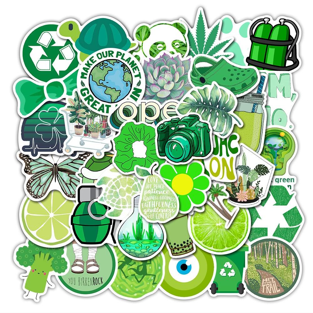 Cute And Colorful Waterproof Stickers For Luggage Water Bottles Computers And Cars Set Of 50 Jxz-tz