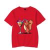 New Trendy Men T-shirt Squirrel Drinking Cocktail Funny Party Men Oversized T-shirts Short Sleeve Tops Summer Fashion Tshirts