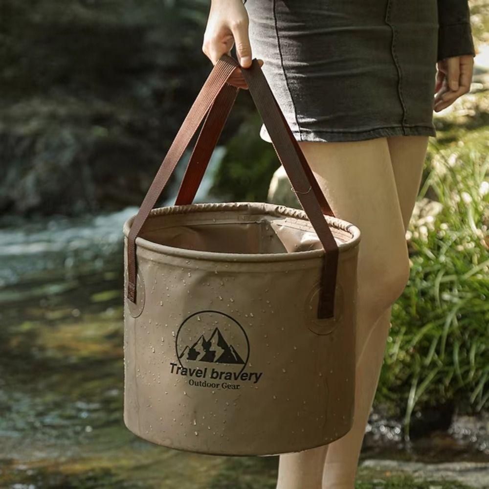 Basin Container Camping Bucket 5L/10L/20L Camping Bag Fashion Folding Water Storage Bucket