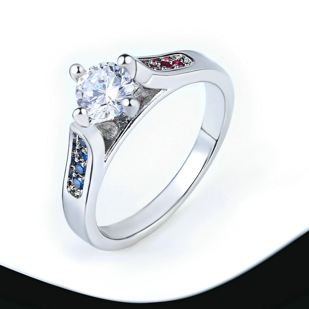 

ZHOUYANG Engagement Wedding Ring For Women Classic Prong Setting CZ Silver Color Gift Fashion Jewelry Accessories Gift DZR005 5
