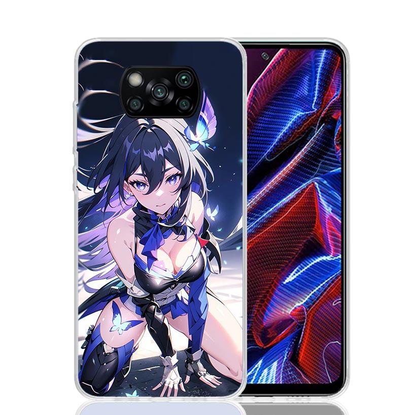 Honkai Star Rail Seele Phone Case For Xiaomi Poco X7 X6 X5 Pro F7 Ultra Redmi 15C 15 13 13C 12 12C 10 10A 10C 9 9A 9C 9T Cover P