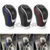 Car 5/6-speed Universal R PU Leather Shift Lever Manual Car Shift Lever Shift Lever Modification Shift Head, Improves Aesthetics