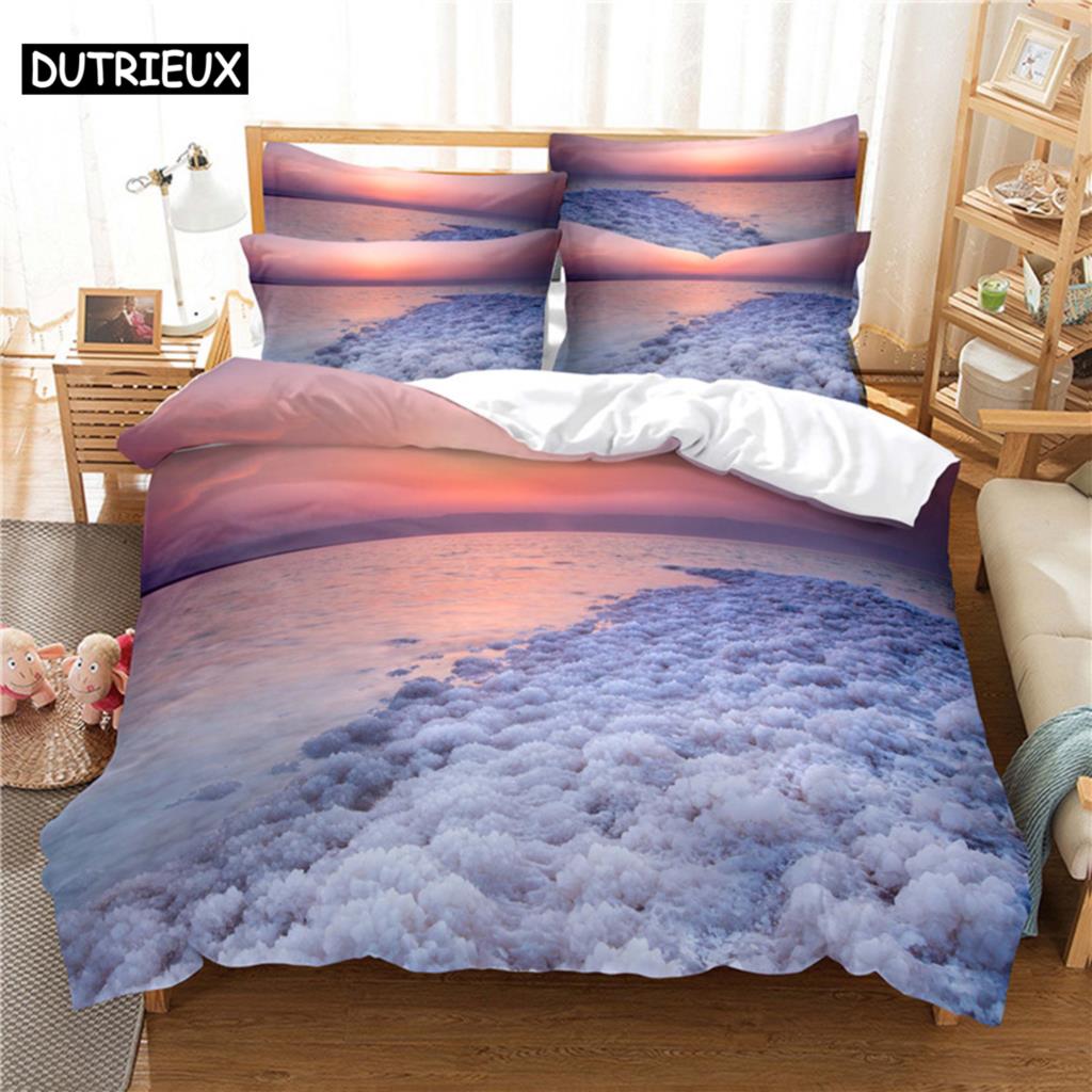 Comforter 3D Digital - Printed Beautiful Scenery - Themed Queen - Sized With Fashionable Design