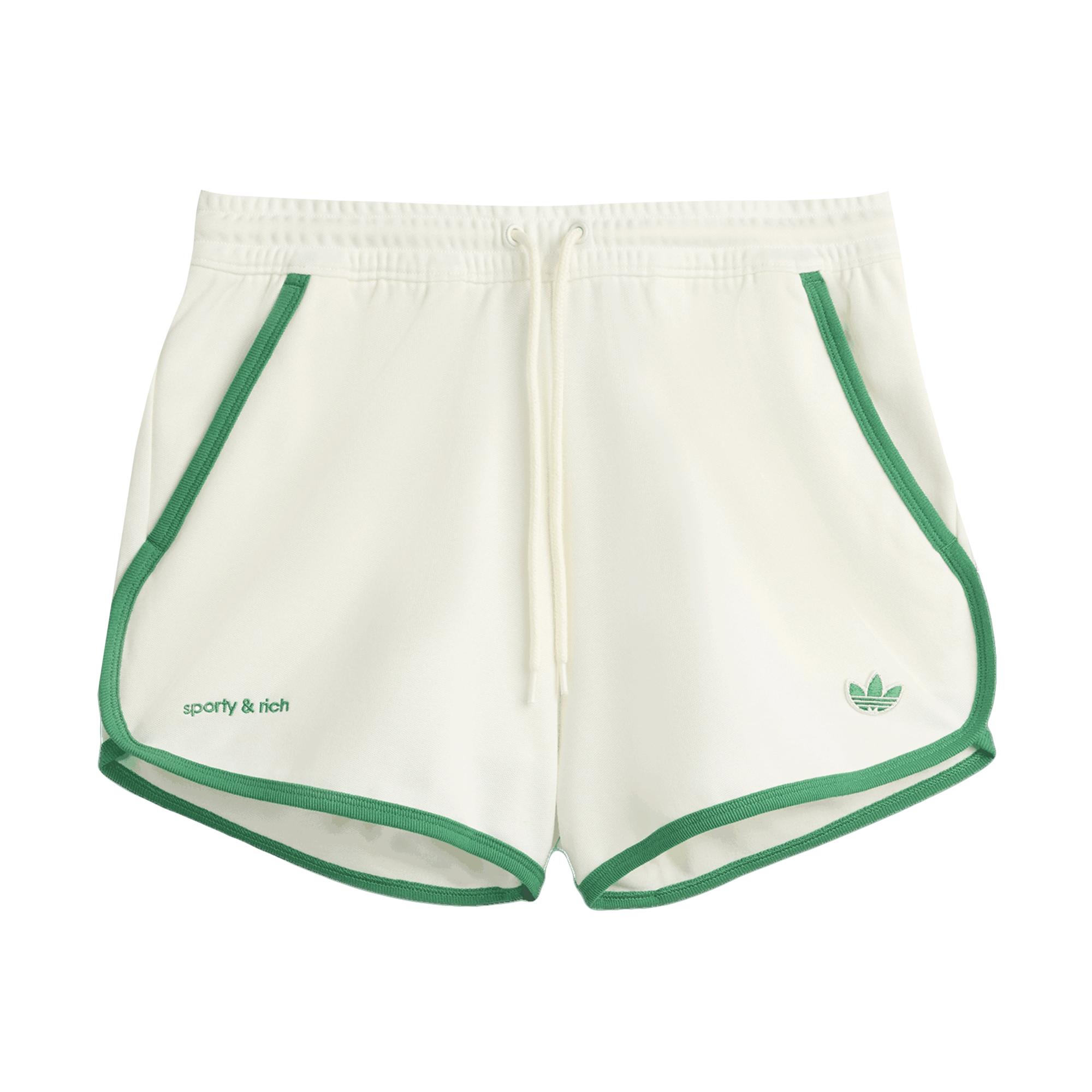 

adidas x Sporty & Rich Shorts Off White Women Bottoms JL7192 XL