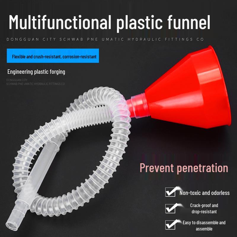 Großer Kunststofftrichter für Kraftstoff, Motoröl, den Haushalt und Wein, geeignet für Autos und Motorräder