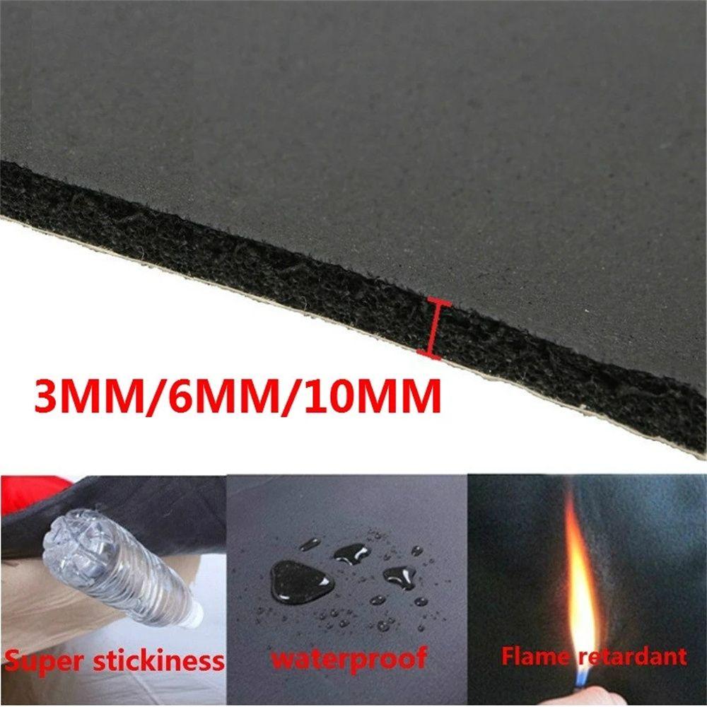 Insulation 3mm/6mm/10mm Car Foam Deadener Firewall Heat Mat Sound Deadener Mat Thermal Proofing Pad