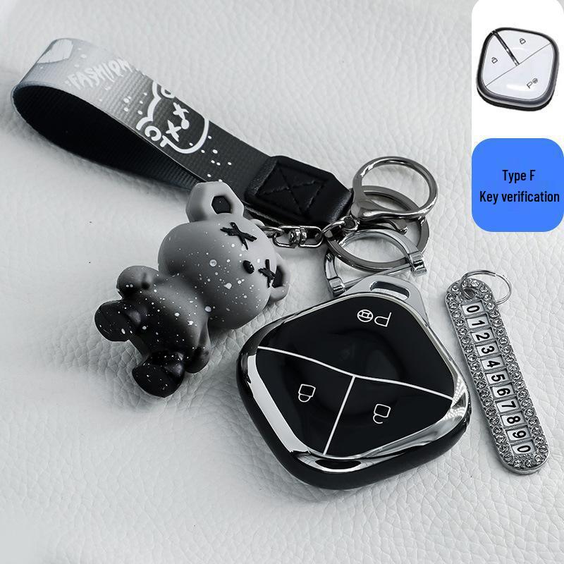 Key Case Shell for Wuling Hongguang MiniEV Macaron 2022 - GAMEBOY GB Design