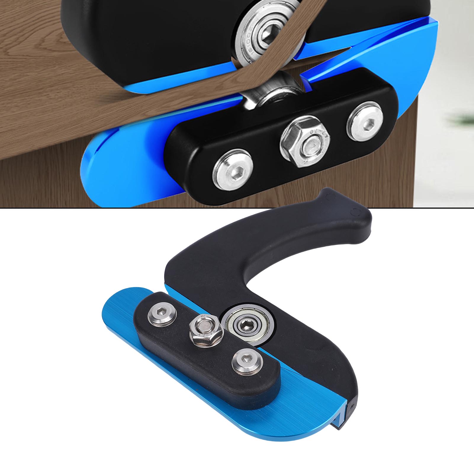 Koogeelife Edges Banding Cutter With U Shaped Trimmer Dual Offset Bearings Woodworking Hand Trimming Tool For Box Pvc Acp Melamine Laminate Board