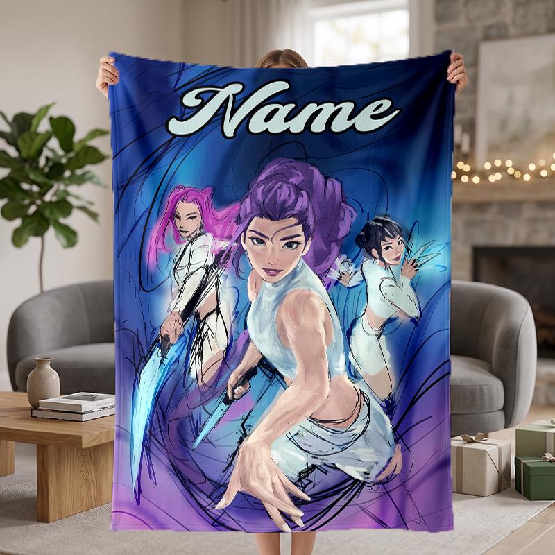 HUNTRIX Custom Flannel Blankets Soft Warm Cozy Throws for Home Decor Holiday Gifts