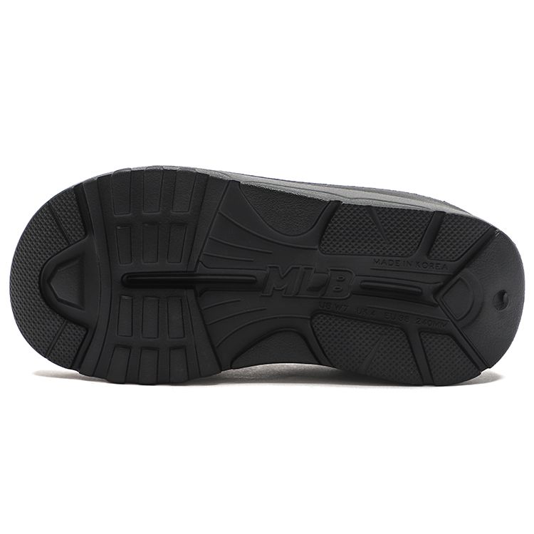 MLB Slipper New York Yankees Rubber Sole Non-Slip Slide Sandals Unisex Sandals Black 3ALPAA123-50BKS