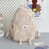 School bag student backpack middle school student bag large capacity casual backpack college style backpack tide