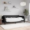 VidaXL Daybed with Mattress Black 80x200 Cm Fabric 3196795
