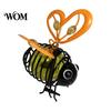 Decorative Solar Bee Fixtures Powered Hanging Lights, Metal Bouncy Spring Ornaments, Garden Lights IP65 Waterproof Fairy for Outdoor Backyard