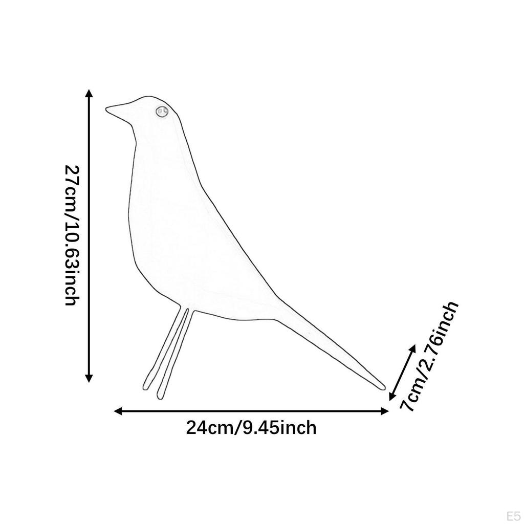 Birds Statue Modern Bird Figurine Decorative for Kitchen Shelf Living Room
