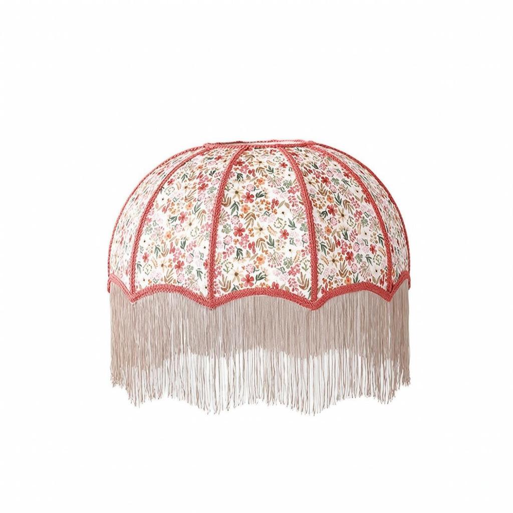 Lampshade with Fringe Retro Table Lamp Shade Vintage