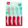 Ultra Clean Soft Carbon Spiral Toothbrush (4-Pack)