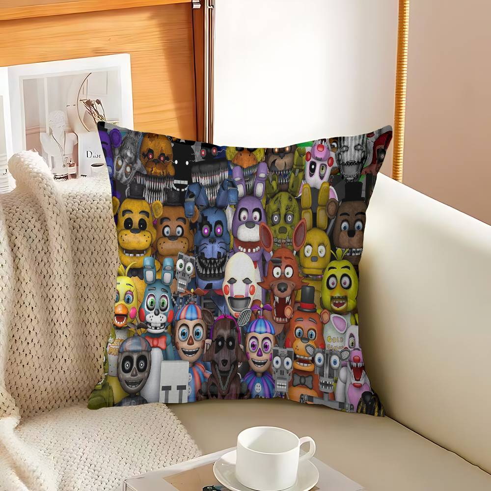 F-Fnaf Five-nights-At-Freddys Personalized Pillow Cover Kids Bedroom Wild Party Decor Pillowcase kid Birthday shower Gift