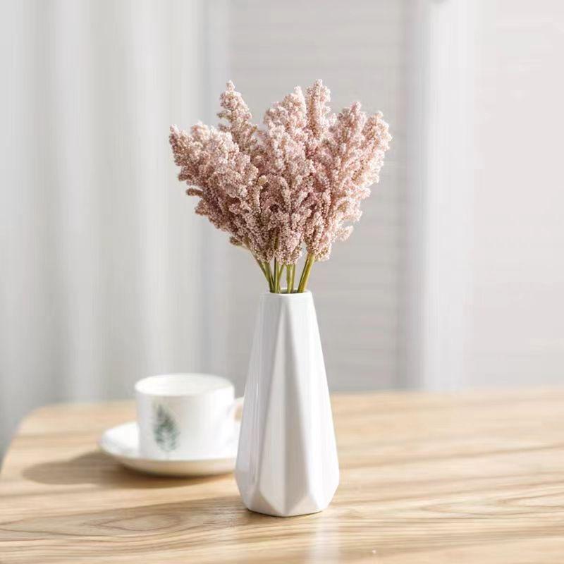 Nordic Mountain-Shaped Ceramic Vase - Modern Minimalist Home Decor for Living Room & Entranceway