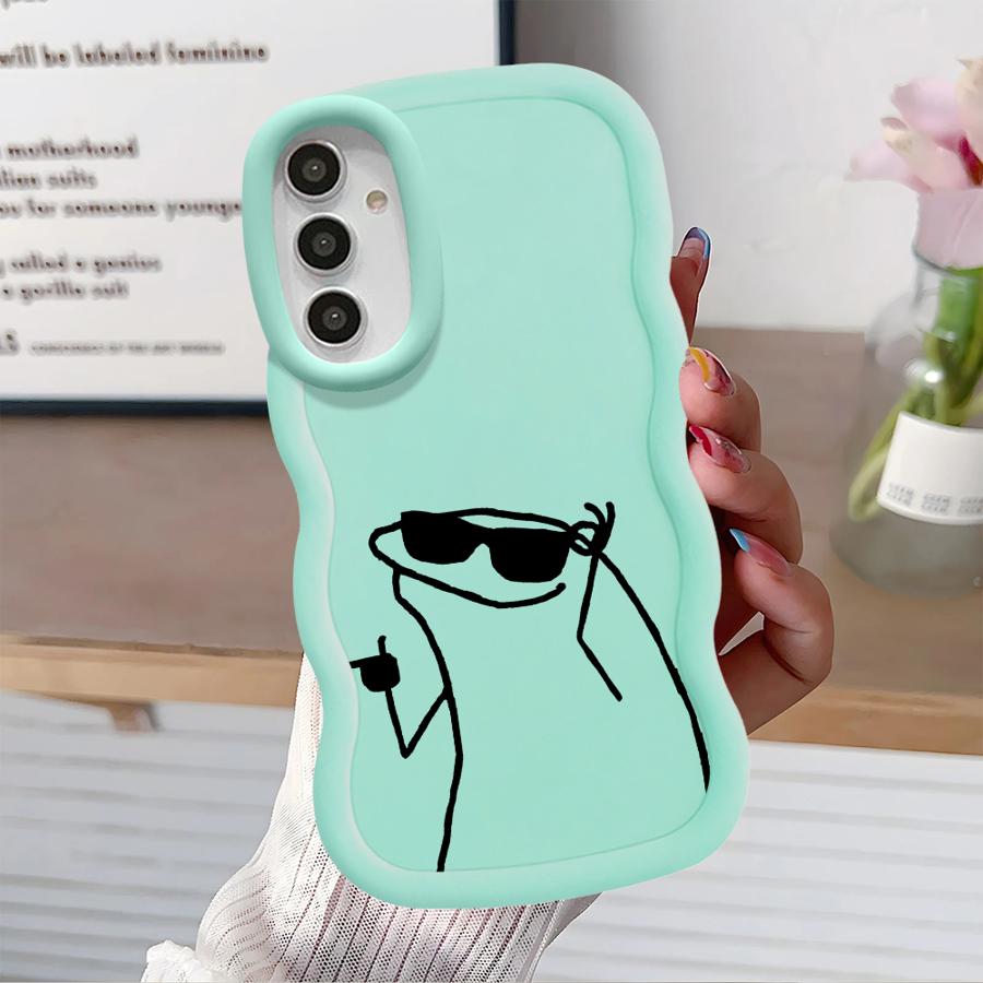 Case for Samsung Galaxy A14 A13 A15 A21s A11 A52 A12 A16 Soft Phone Cover A03 A22 A33 A23 A04 A06 A05 A53 Line People