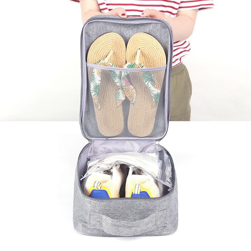 Wodoodporne pudełko na buty podróżne Przenośna torba wykończeniowa do przechowywania butów z suchą i mokrą separacją
