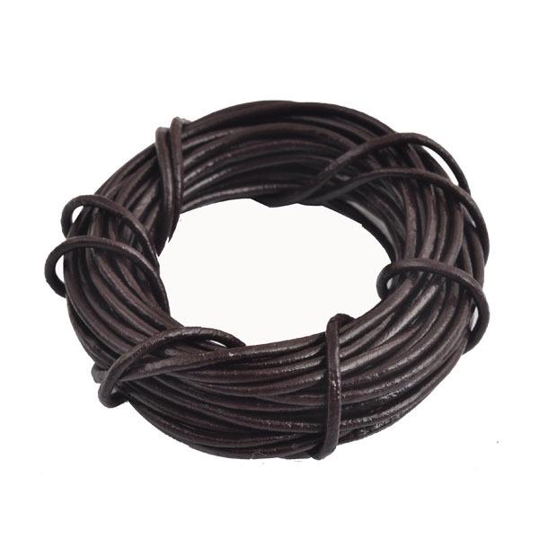 Kit Corda In Pelle Scamosciata Per Collane Fai Da Te – 5 Rotoli 5 M (2 Mm) In 5 Colori: Nero, Marrone, Cachi, Bianco
