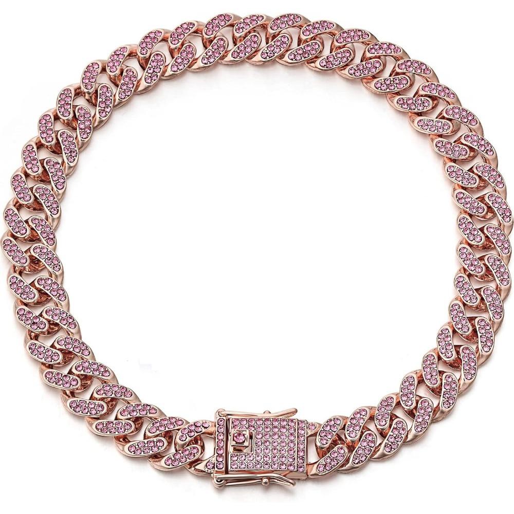 Gouden Hondenhalsband Hondenhalsketting Hip Hop Stijl Hondencadeau Gouden Mooie Halsketting XS（old）